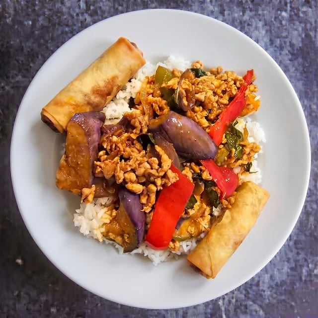 Eggplant Chicken.