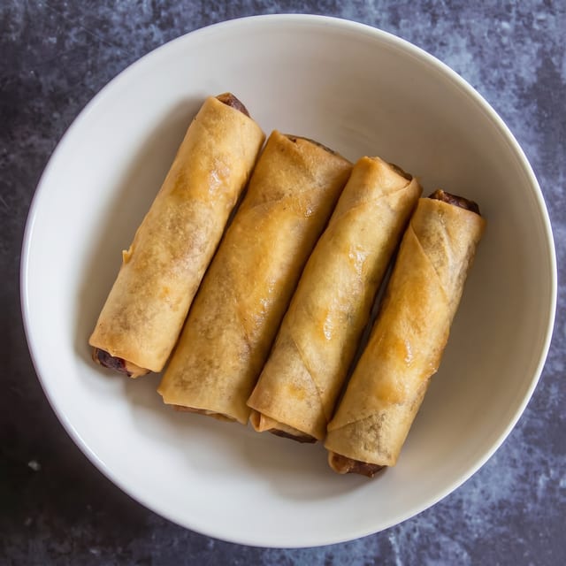 Fried Banana Wrap.