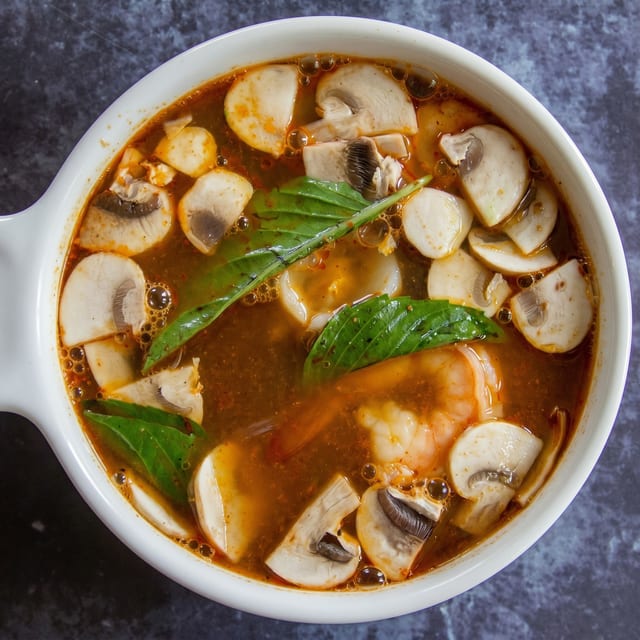 Tom Yum Seafood.