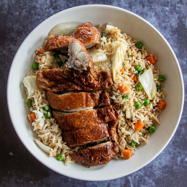 Crispy Duck Fried Rice.